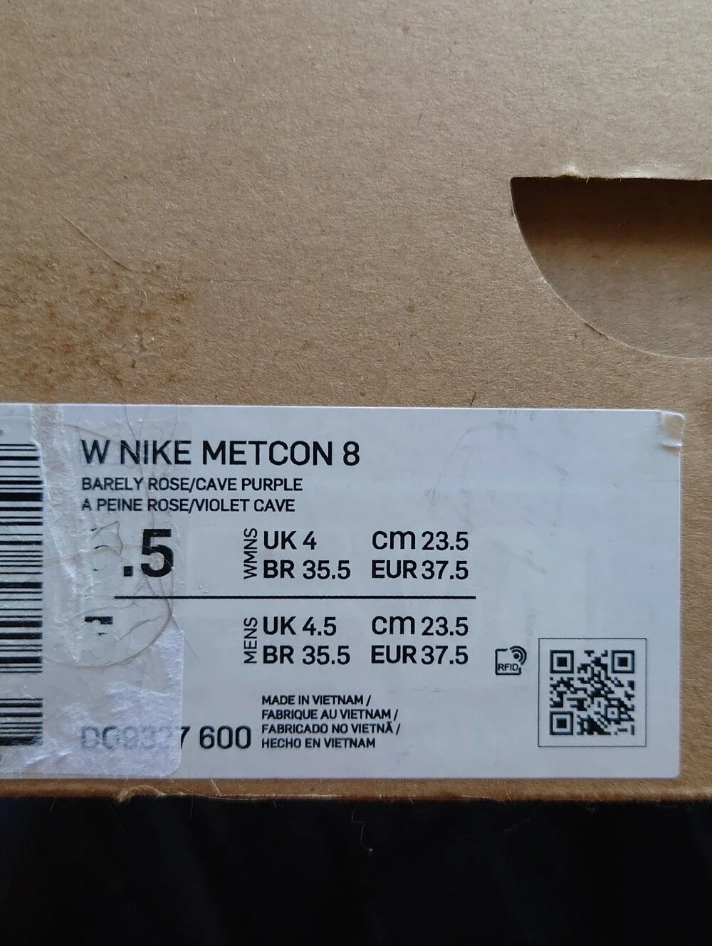 Nike Metcon 8 Women's CrossFit/lifting shoes Sz 6.5us - Picture 6 of 8